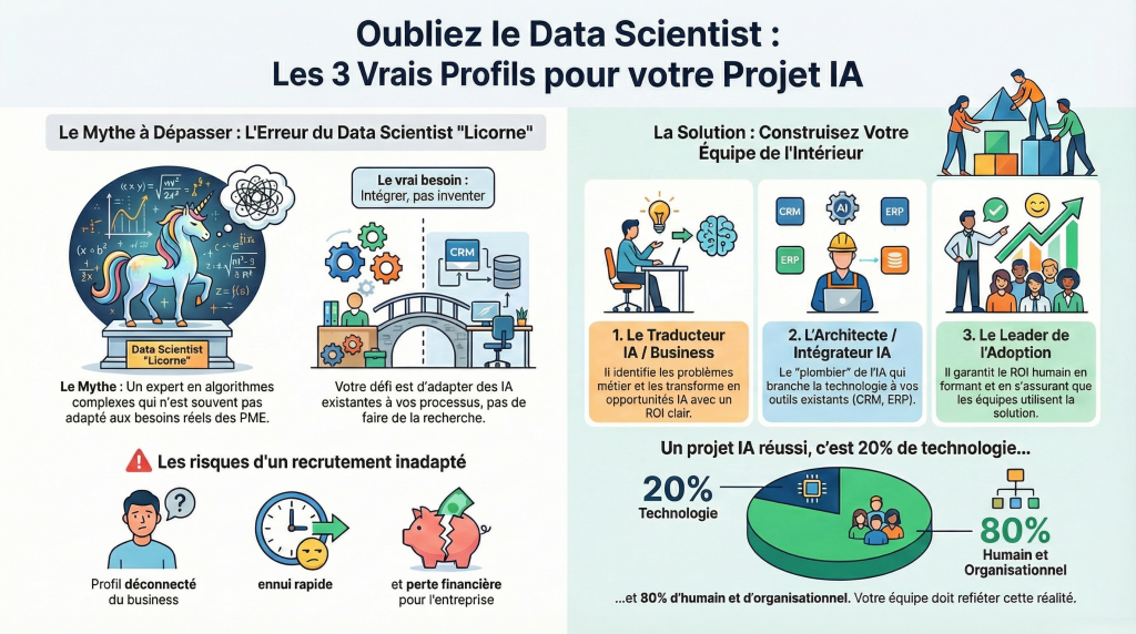 3 vrais profils pour ia