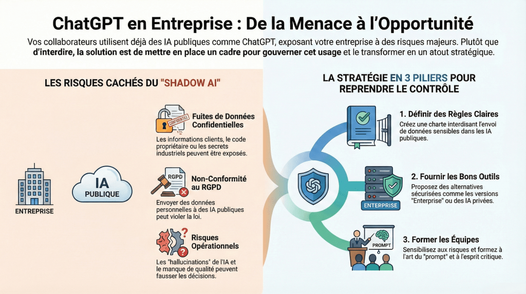 ChatGPT Entreprise Menace a Opportunite