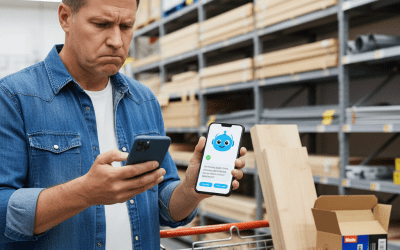 Le Vendeur Expert dans votre Poche : Comment une grande enseigne de bricolage a Réduit de 25% l’Abandon de Panier