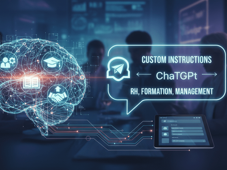 Custom Instructions ChatGPT pour les métiers de la RH, de la Formation et du Management