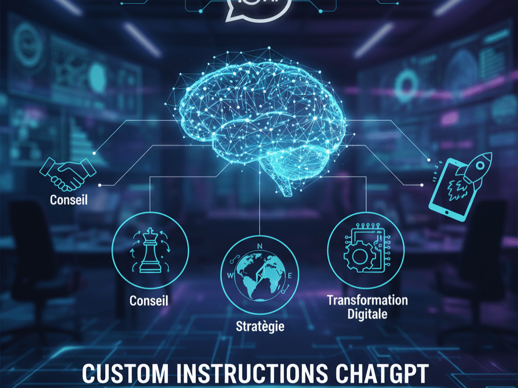 Custom Instructions ChatGPT pour les métiers du Conseil, de la Stratégie et de la Transformation Digitale