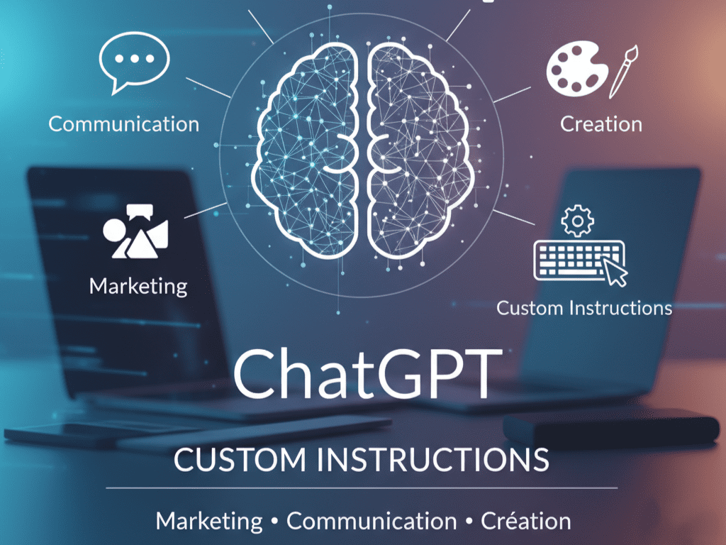 Custom Instructions ChatGPT pour les métiers du Marketing, de la Communication et de la Création