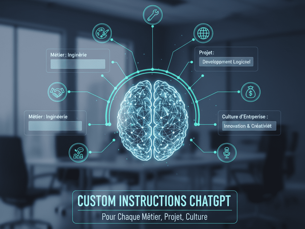 Personnaliser l’intelligence artificielle pour chaque métier, chaque projet et chaque culture d’entreprise avec les custom instructions de CHATGPT